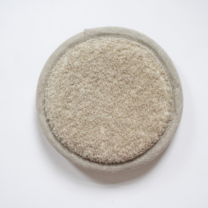 Waschlappen aus Leinen-Frottee