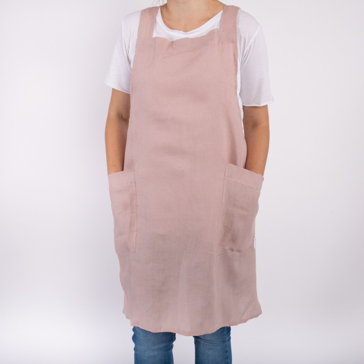 Schürze Ronja (Puderrosa)