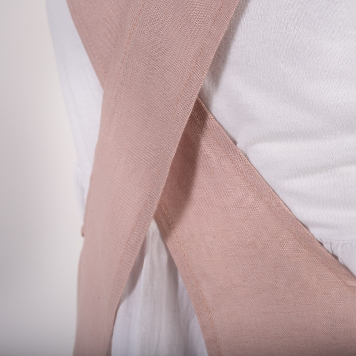 Schürze Ronja (Puderrosa)