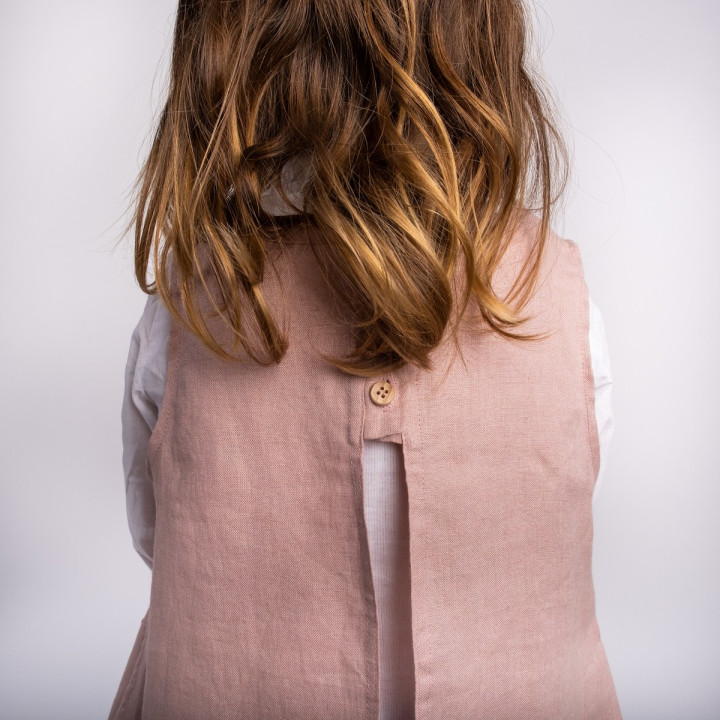 Kinder-Schürze Kerstin (puderrosa)