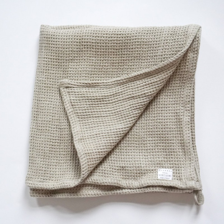 Leinen-Saunapad Waffel – Hygienischer und Atmungsaktiver Unterlage für die Sauna