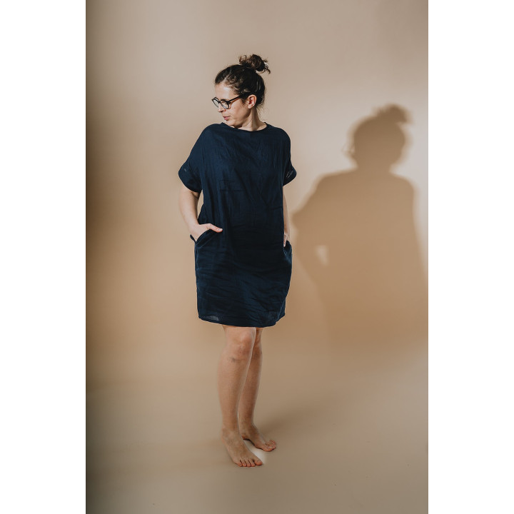 Britta Leinenkleid (Tinte)