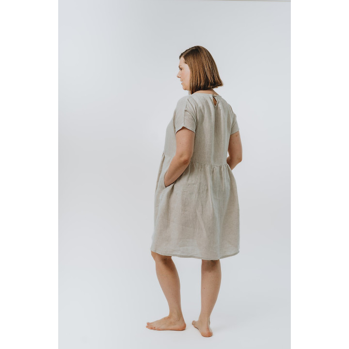 Leinenkleid Lisa (naturfarben)