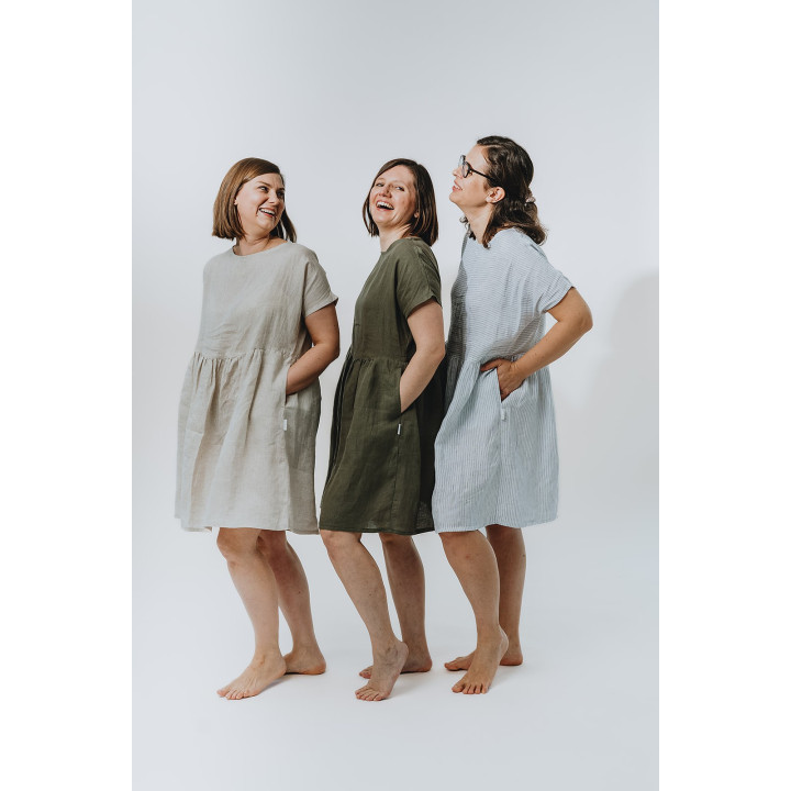 Leinenkleid Lisa (naturfarben)