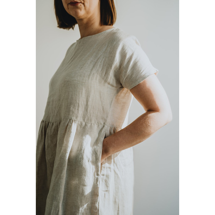 Leinenkleid Lisa (naturfarben)