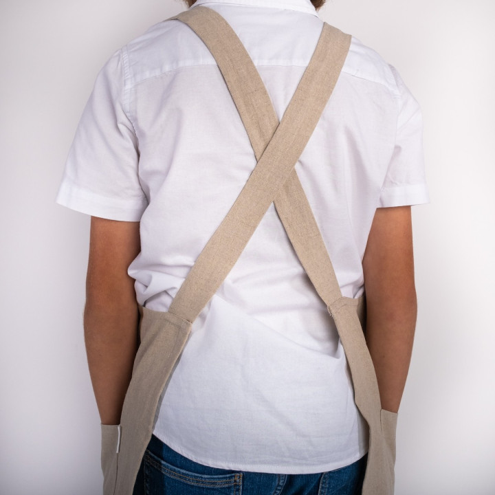 Kinderschürze Lotta (natur heavy)