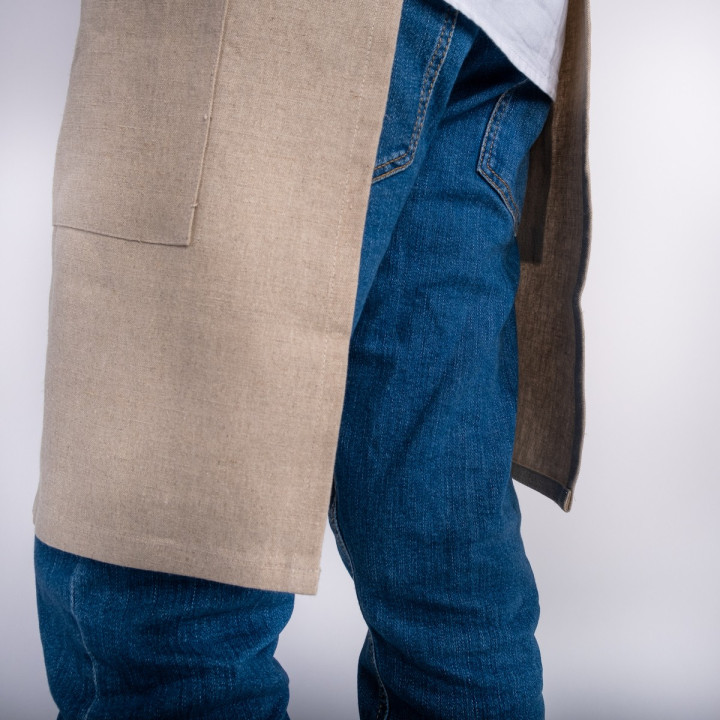 Kinderschürze Lotta (natur heavy)