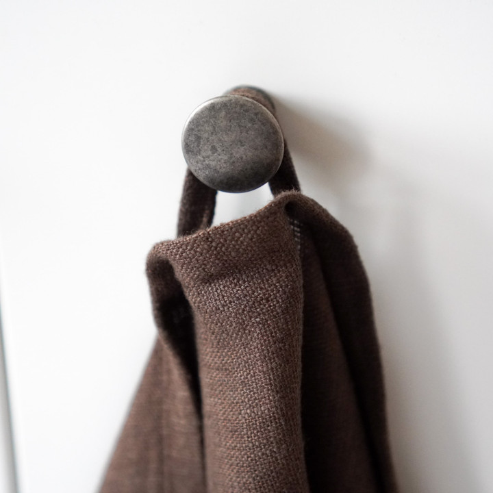 Leinen-Strandtuch Schokoladenbraun – Schnelltrocknend und Vielseitig