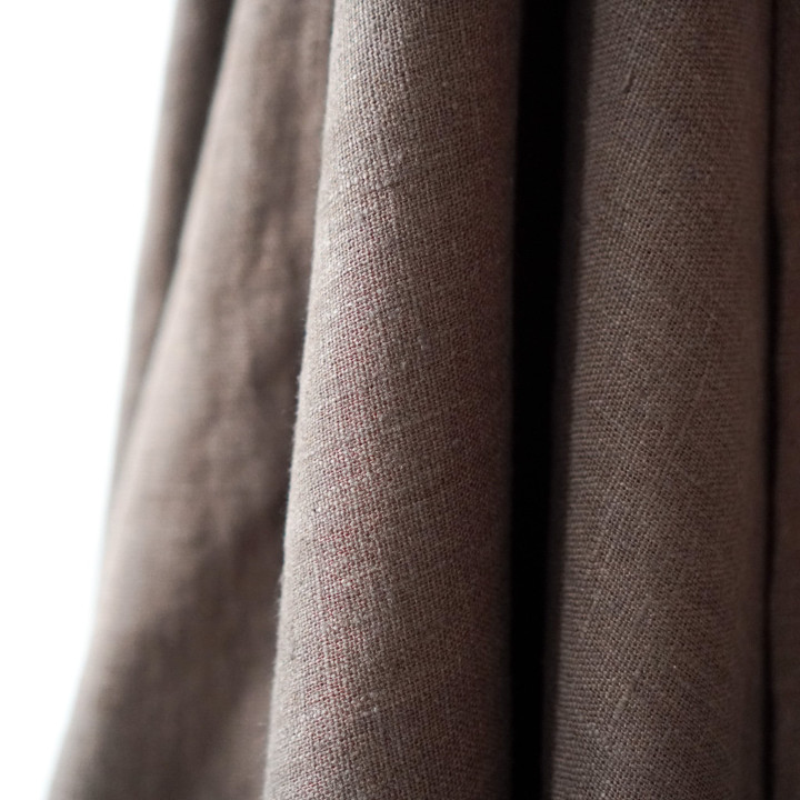 Leinen-Strandtuch Schokoladenbraun – Schnelltrocknend und Vielseitig