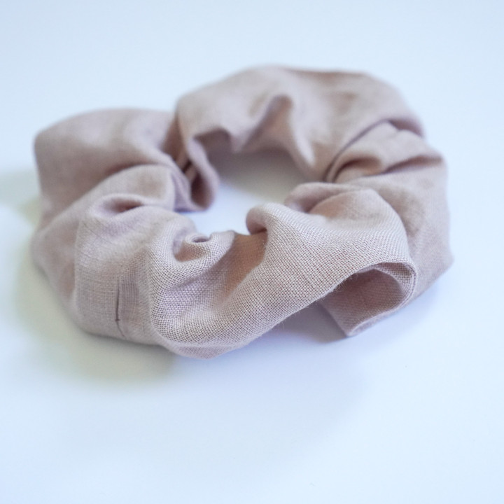 Scrunchie aus Leinen