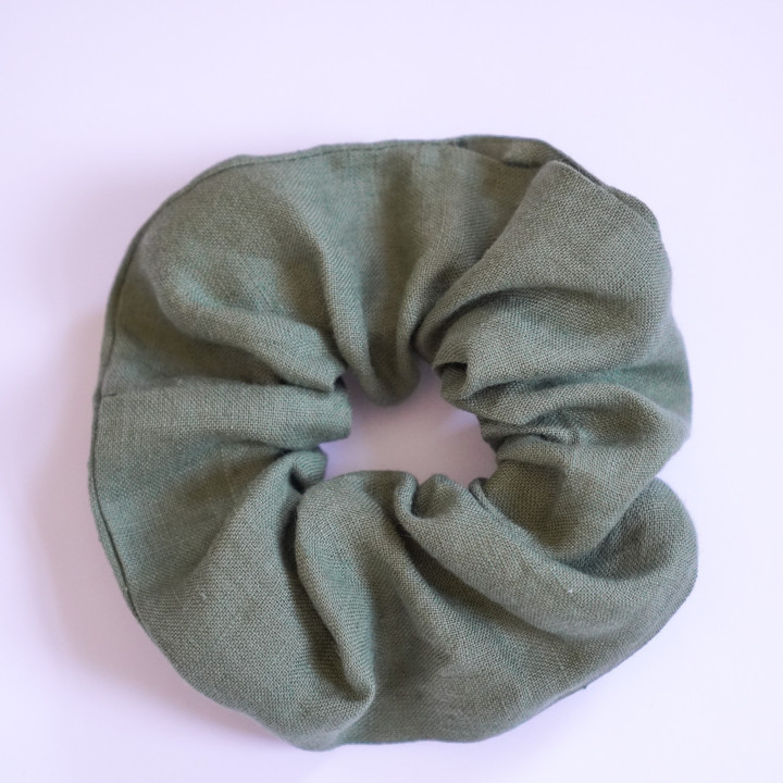 Scrunchie aus Leinen