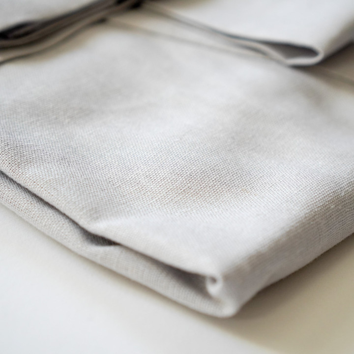 Lniane kimono (popielaty)