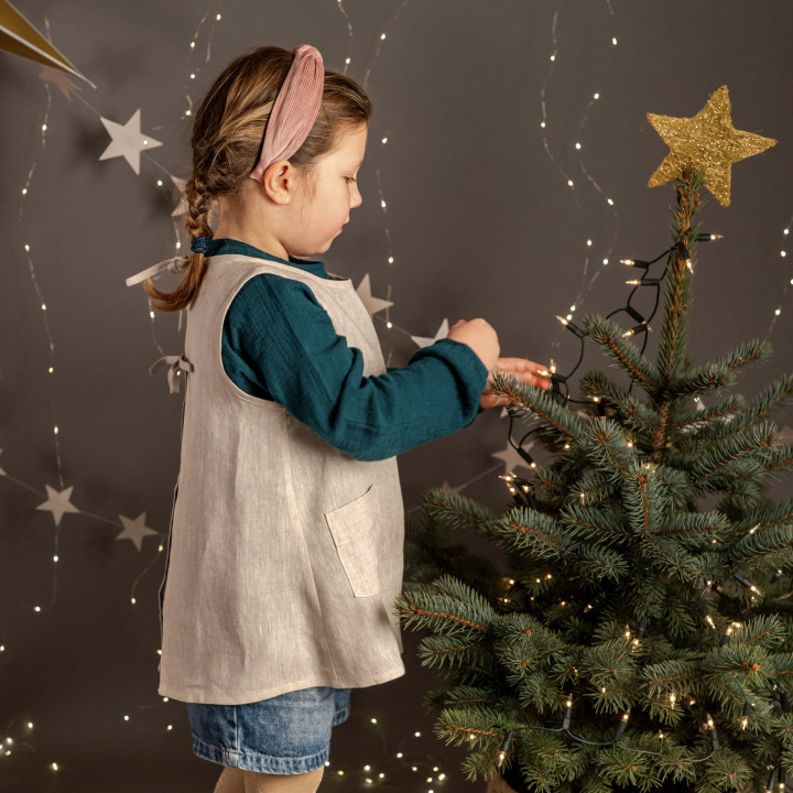 Set aus Weihnachtsschürzen (Mia+Kerstin)