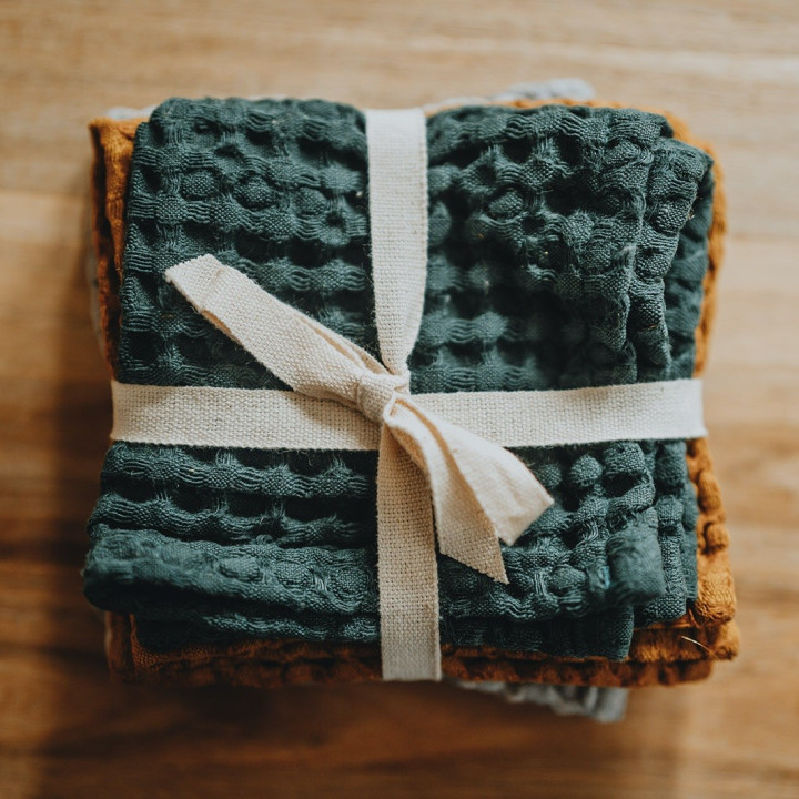 Leinen-Küchentuch in Waffelstruktur - Hochwertiges Geschirrtuch für Ihre Küche