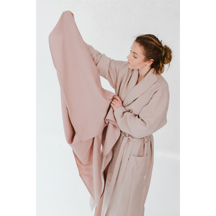 Leinen Handtuch (rosa)