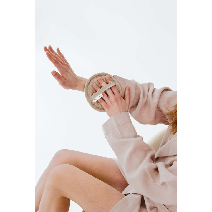 Waschlappen aus Leinen-Frottee