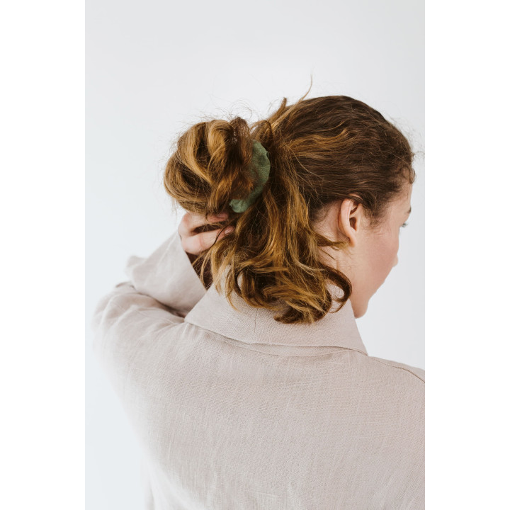 Scrunchie aus Leinen