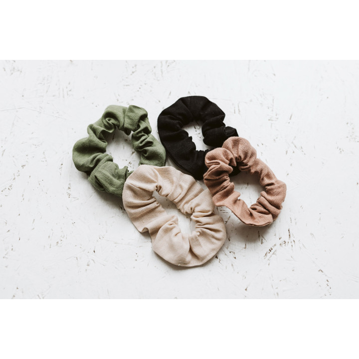 Scrunchie aus Leinen