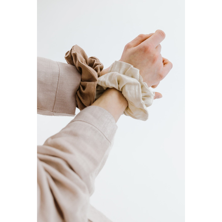 Scrunchie aus Leinen