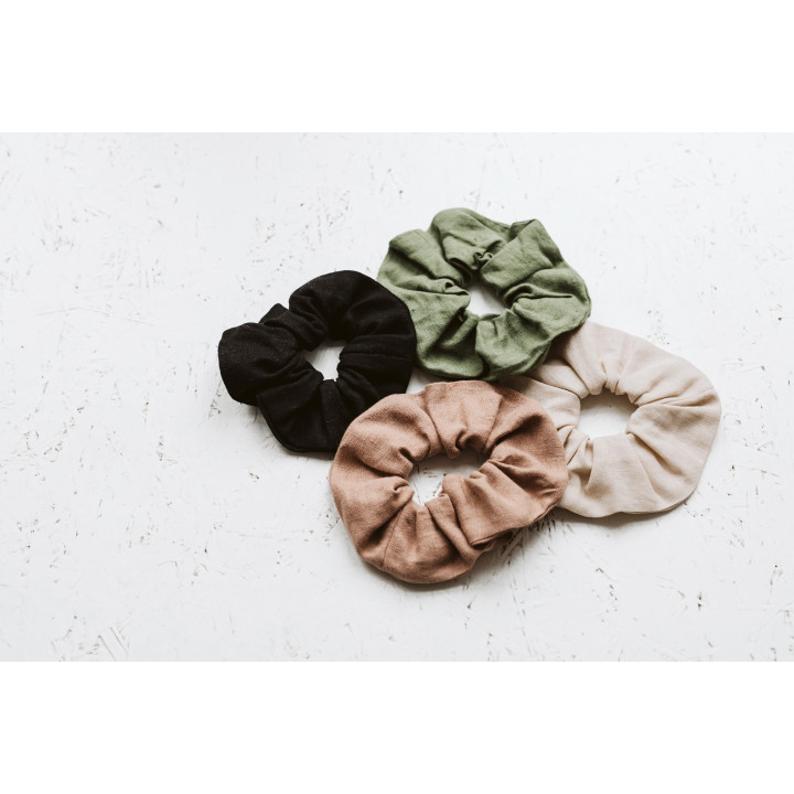 Scrunchie aus Leinen