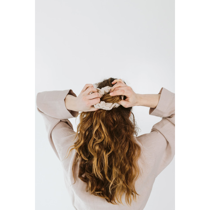 Scrunchie aus Leinen