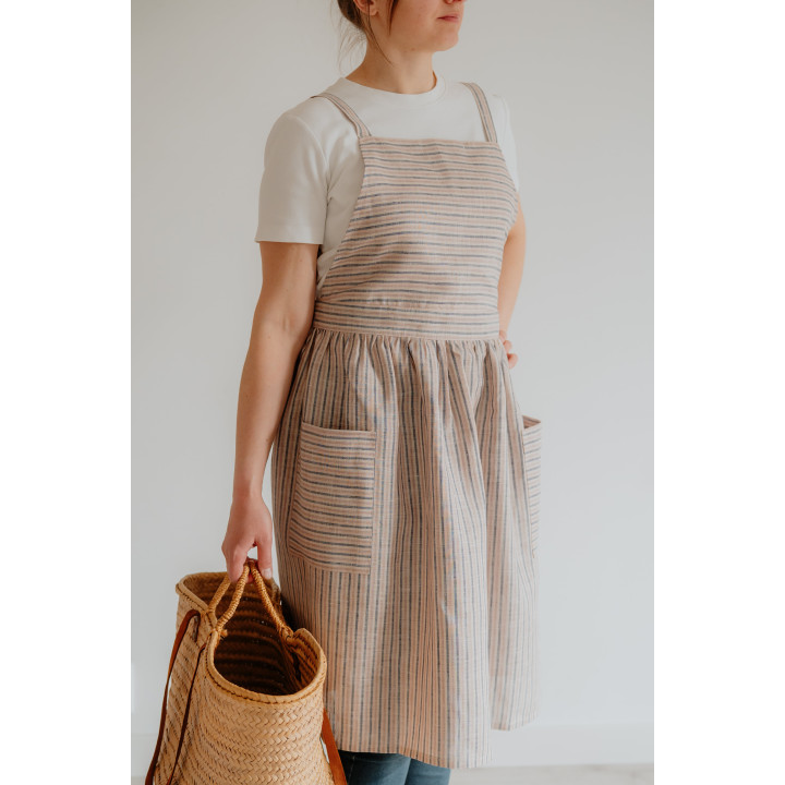 Fartuch francuski paski