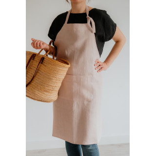 Fartuch klasyczny pudrowy róż