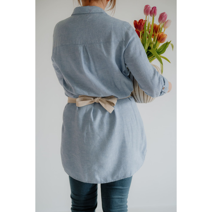 Lniana zapaska ogrodnicza