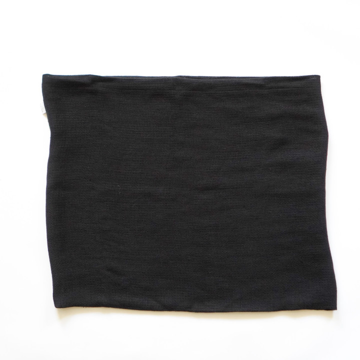 Leinenschal (schwarz)
