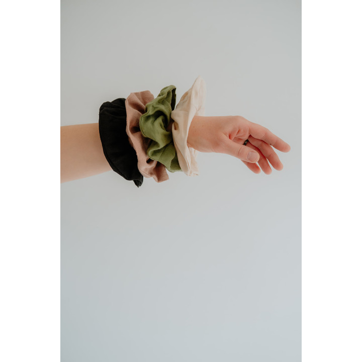 Scrunchie aus Leinen