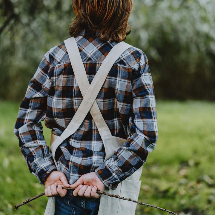 Kinderschürze Lotta (natur heavy)