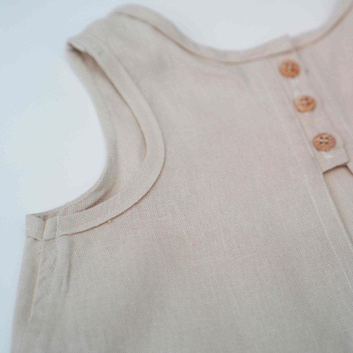 Kinder-Schürze Kerstin (naturfarben)