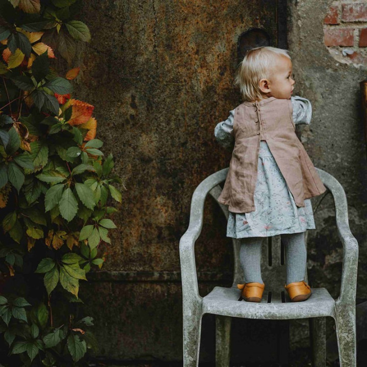 Kinder-Schürze Kerstin (naturfarben)