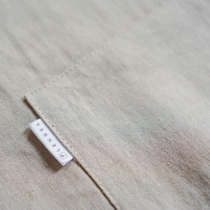 Schürze mit Bindeband (natur)