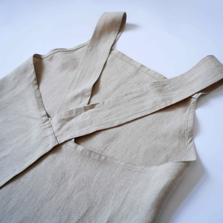 Japanische Schürze Madika (natur)