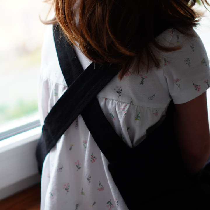 Kinder-Schürze Lotta (schwarz)