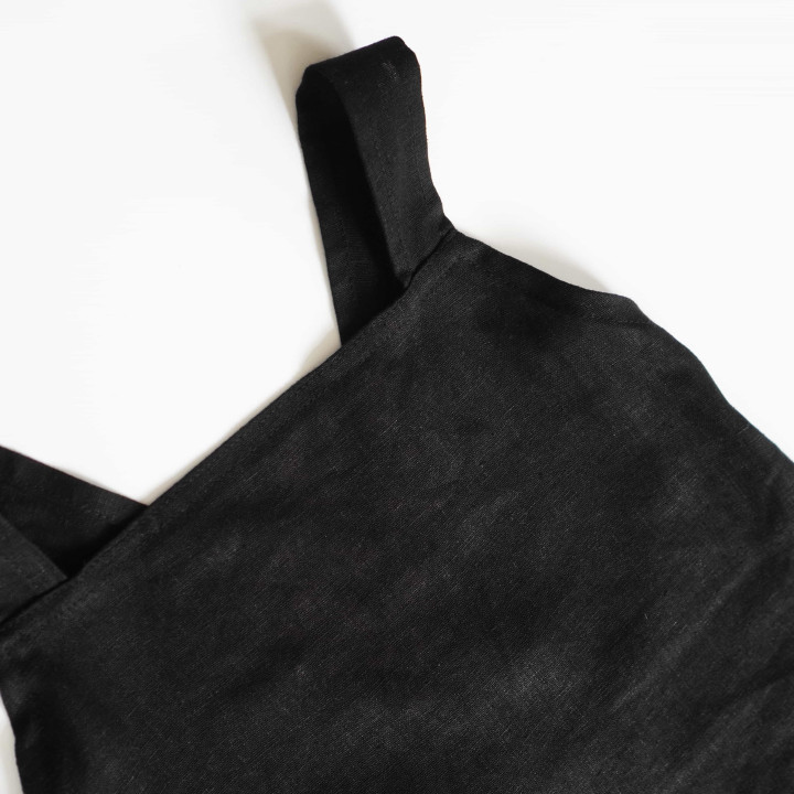 Kinder-Schürze Lotta (schwarz)