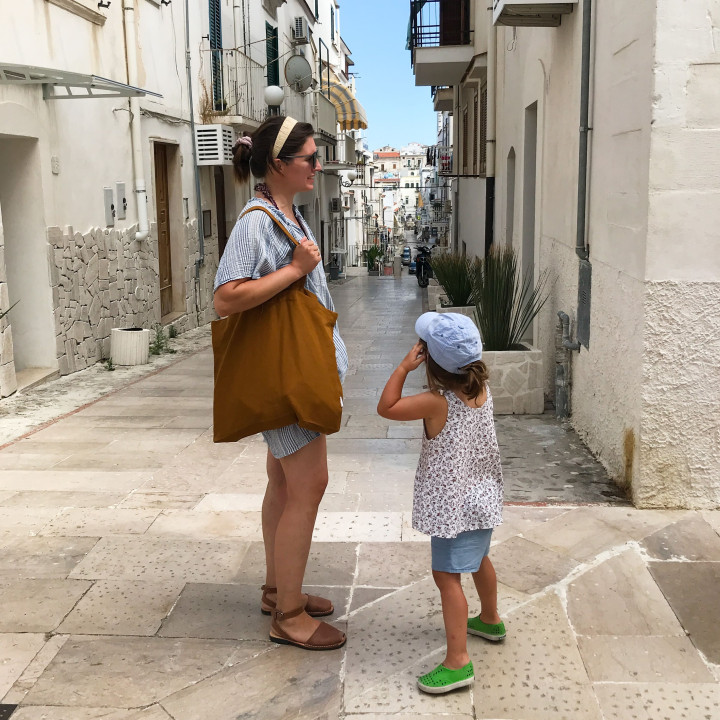 Torba lniana Agda (cynamon)