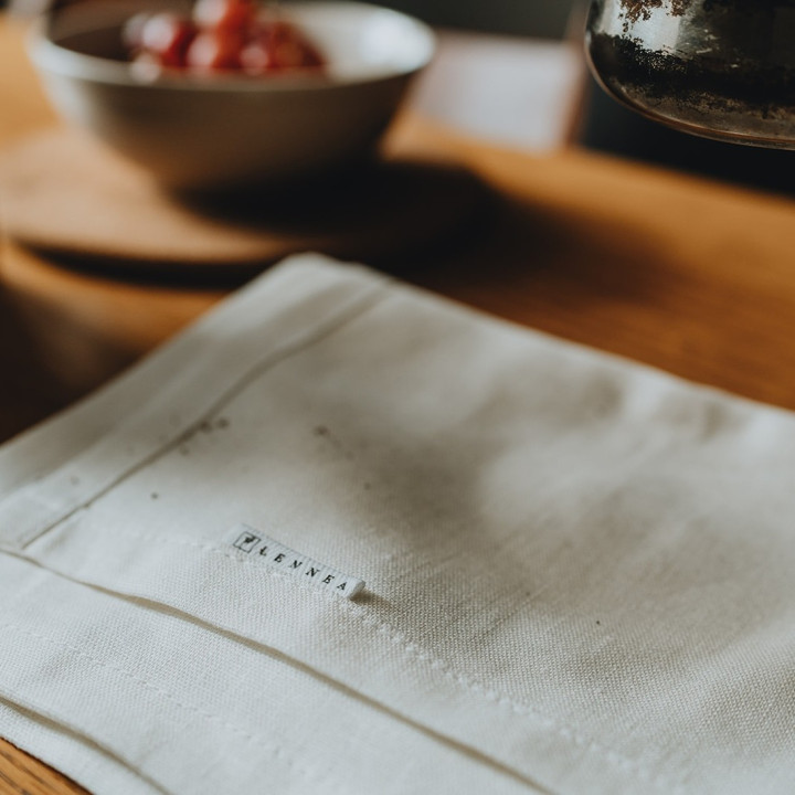 Leinen-Tuch (cremefarben)