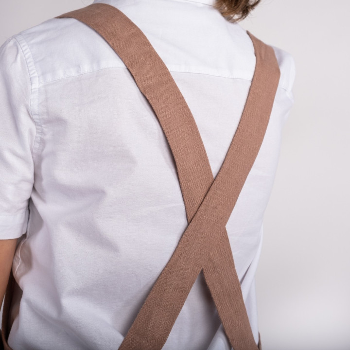 Kinderschürze Lotta (nussbraun)