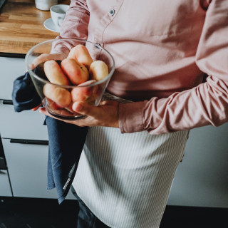 Leinen-Tuch (tintenblau)