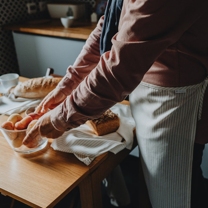 Leinen-Tuch (tintenblau)