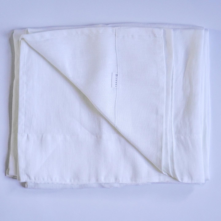 Leinenvorhänge (weiß)