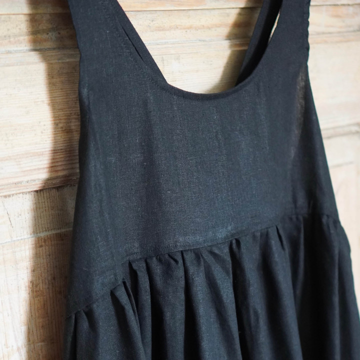 Schürze-Kleid Mia (schwarz)