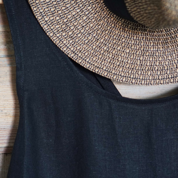 Schürze-Kleid Mia (schwarz)