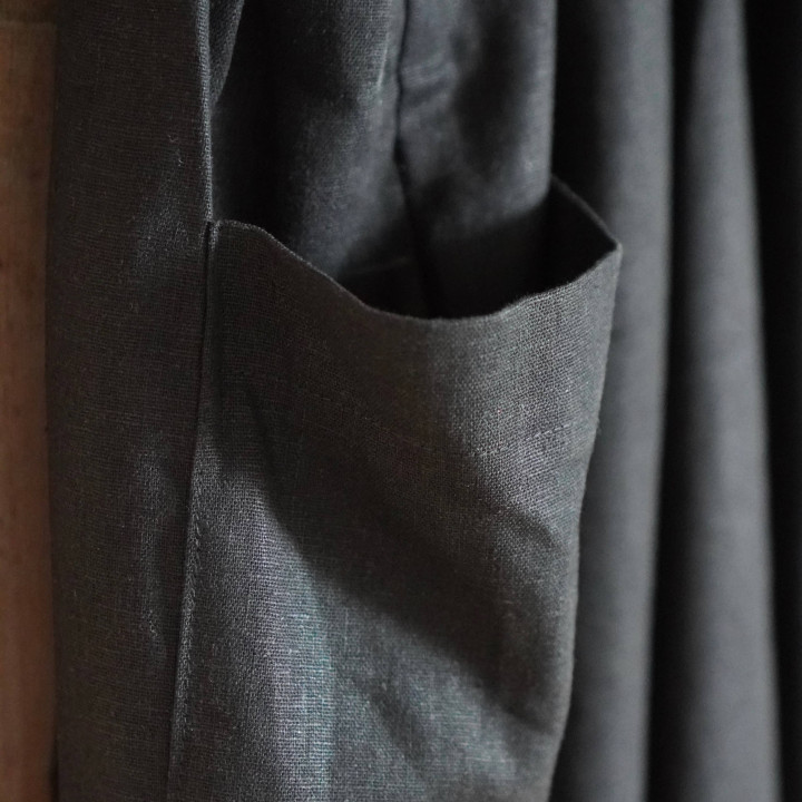 Schürze-Kleid Mia (schwarz)