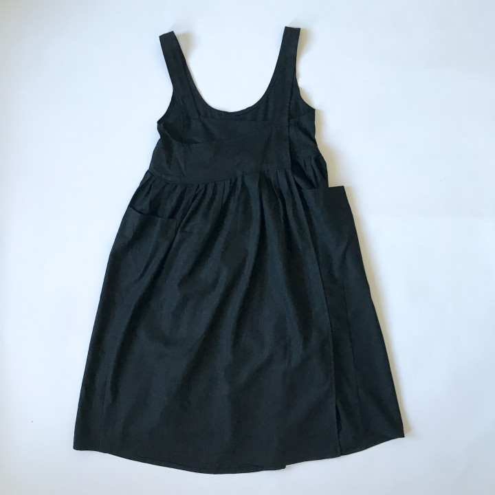 Schürze-Kleid Mia (schwarz)