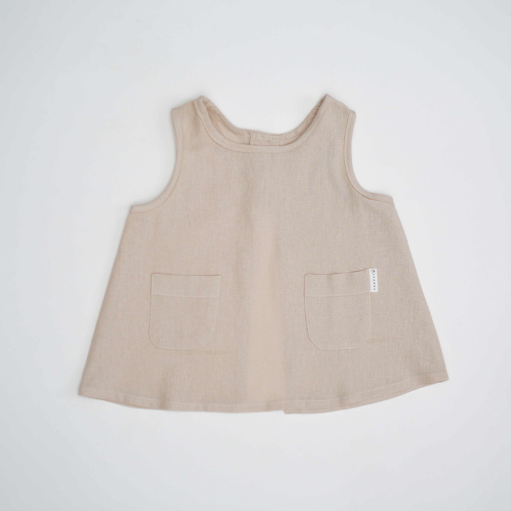 Kinder-Schürze Kerstin (naturfarben)