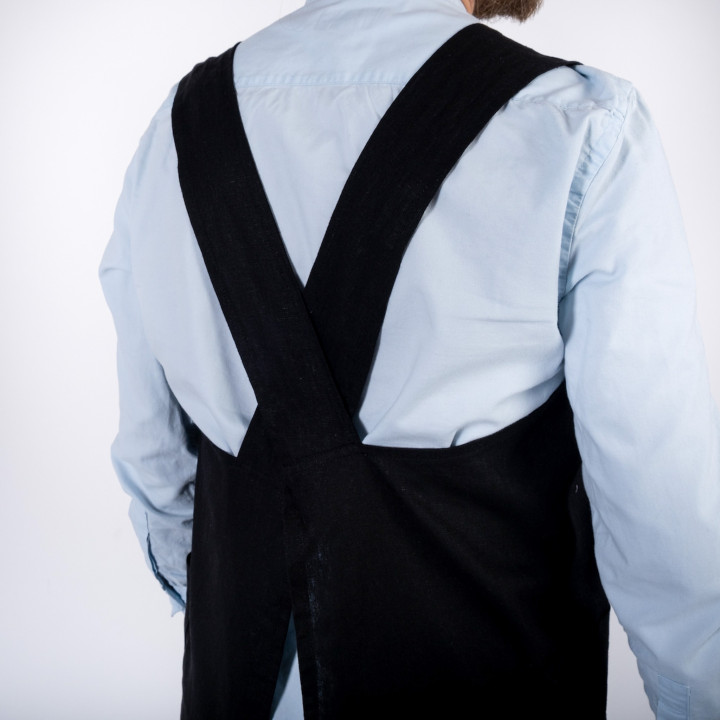 Fartuch japoński Madika (czarny)