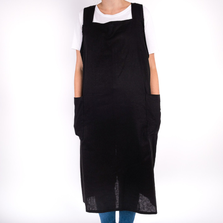 Fartuch japoński Madika (czarny)